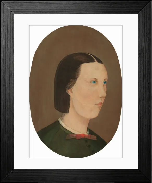 Framed Print : Blue Eyes, c. 1850. Creator: Unknown Framed Print : Blue Eyes, c. 1850. Creator: Unknown