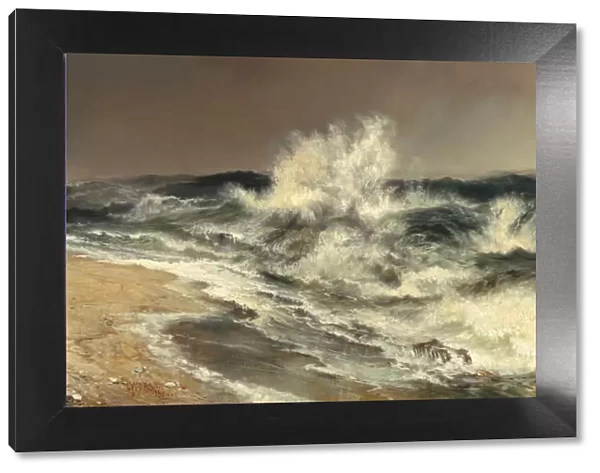 The Much Resounding Sea, 1884. Creator: Thomas Moran