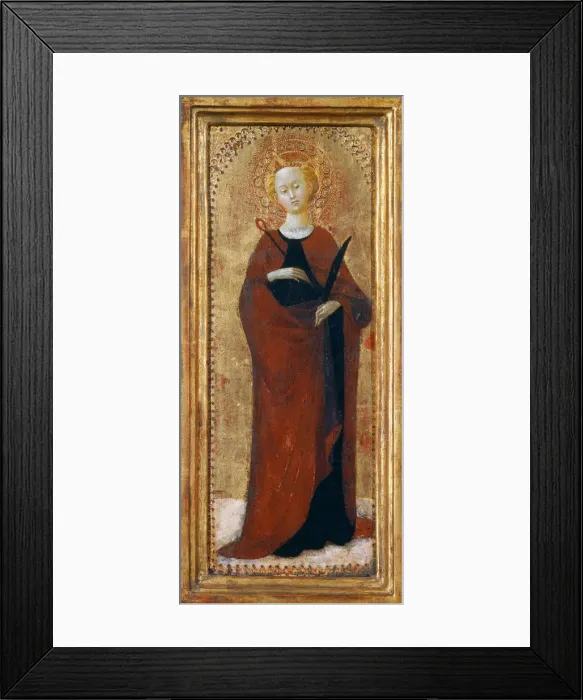 Framed Print : Saint Apollonia, c. 1435. Creator: Sassetta Framed Print : Saint Apollonia, c. 1435. Creator: Sassetta