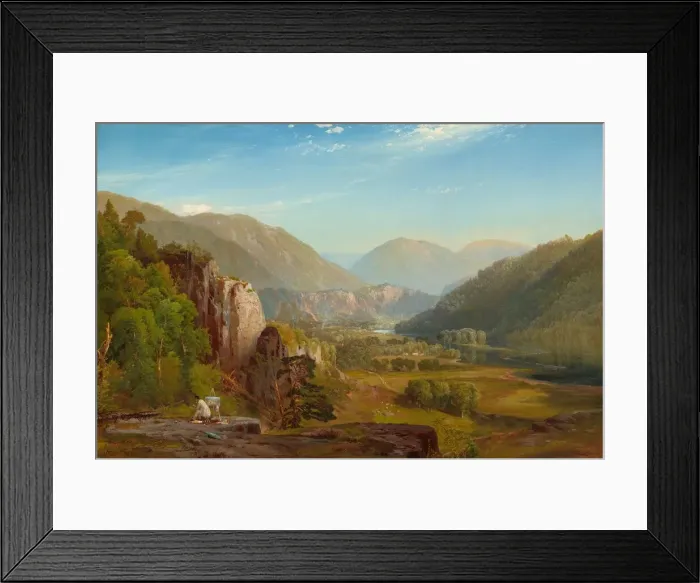 Framed Print : The Juniata, Evening, 1864. Creator: Thomas Moran Framed Print : The Juniata, Evening, 1864. Creator: Thomas Moran