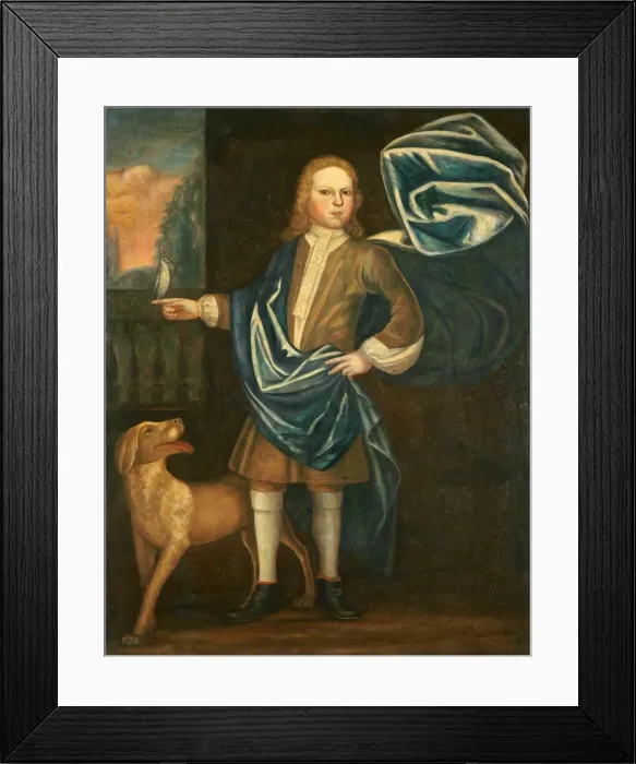 Framed Print : Boy of the Beekman Family, c. 1720. Creator: Unknown Framed Print : Boy of the Beekman Family, c. 1720. Creator: Unknown