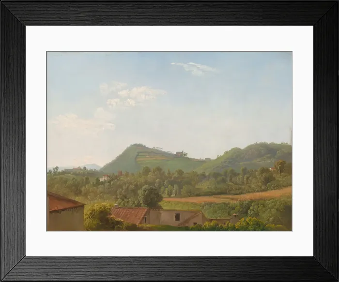 Framed Print : View near Naples, c. 1806. Creator: Simon Alexandre Clement Denis Framed Print : View near Naples, c. 1806. Creator: Simon Alexandre Clement Denis
