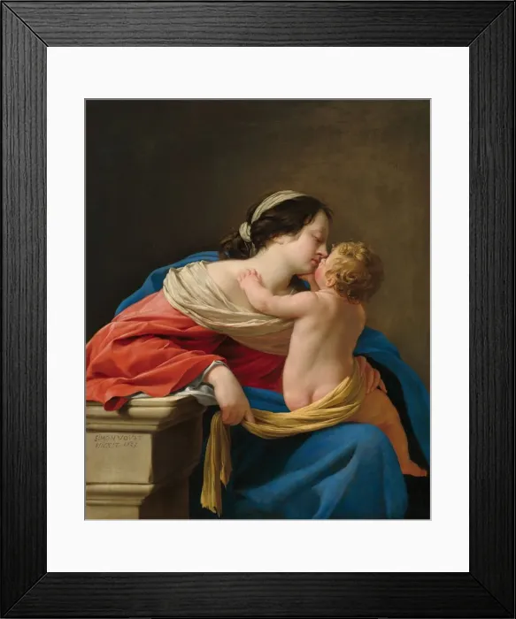 Framed Print : Madonna and Child, 1633. Creator: Simon Vouet Framed Print : Madonna and Child, 1633. Creator: Simon Vouet