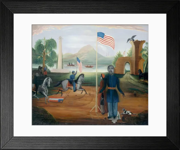 Framed Print : Allegory of Freedom, 1863 or after. Creator: Unknown Framed Print : Allegory of Freedom, 1863 or after. Creator: Unknown