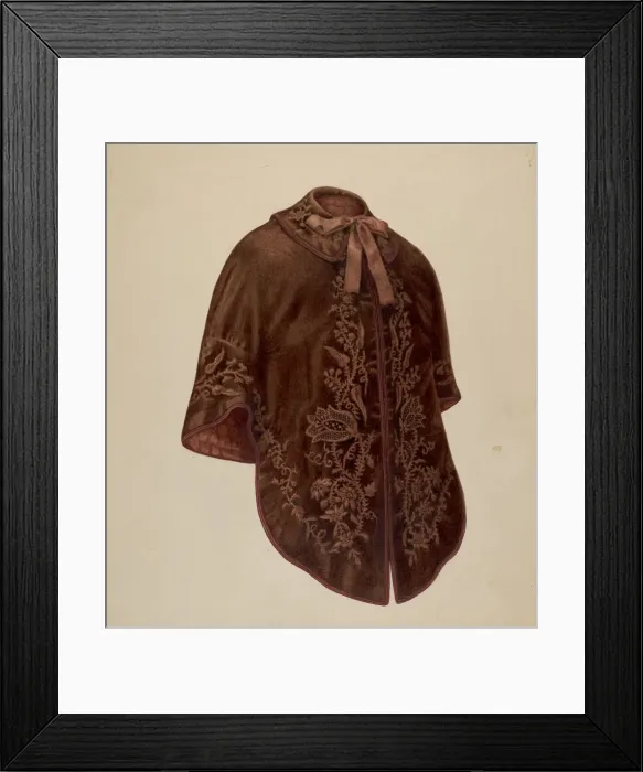 Framed Print : Cape, 1935 / 1942. Creator: Unknown Framed Print : Cape, 1935 / 1942. Creator: Unknown