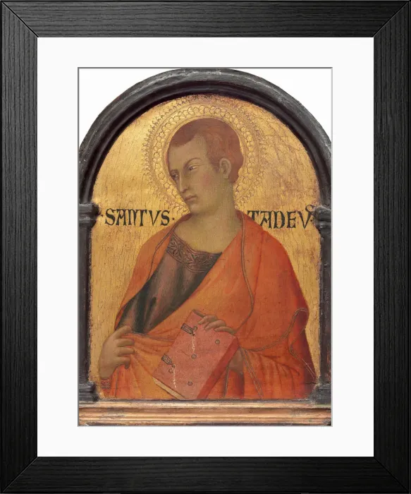 Framed Print : Saint Judas Thaddeus, c. 1315 / 1320. Creator: Simone Martini Framed Print : Saint Judas Thaddeus, c. 1315 / 1320. Creator: Simone Martini