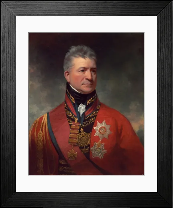 Framed Print : Lieutenant-General Sir Thomas Picton, 1815 / 1817. Creator: Sir William Beechey Framed Print : Lieutenant-General Sir Thomas Picton, 1815 / 1817. Creator: Sir William Beechey