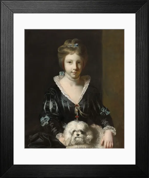 Framed Print : Miss Beatrix Lister, 1765. Creator: Sir Joshua Reynolds Framed Print : Miss Beatrix Lister, 1765. Creator: Sir Joshua Reynolds