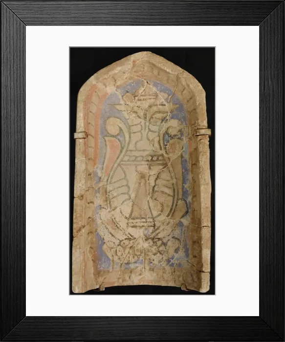 Framed Print : Element from a Stalactite Squinch (Muqarnas), Iran, 10th century. Creator: Unknown Framed Print : Element from a Stalactite Squinch (Muqarnas), Iran, 10th century. Creator: Unknown