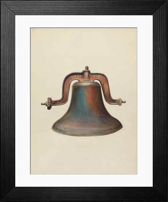 Framed Print : Church Bell, 1935 / 1942. Creator: Unknown Framed Print : Church Bell, 1935 / 1942. Creator: Unknown