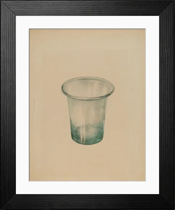 Framed Print : Jelly Tumbler, c. 1940. Creator: Unknown Framed Print : Jelly Tumbler, c. 1940. Creator: Unknown
