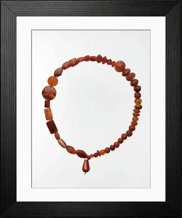 Framed Print : Strand of Beads, Iran, 9th-12th century. Creator: Unknown Framed Print : Strand of Beads, Iran, 9th-12th century. Creator: Unknown