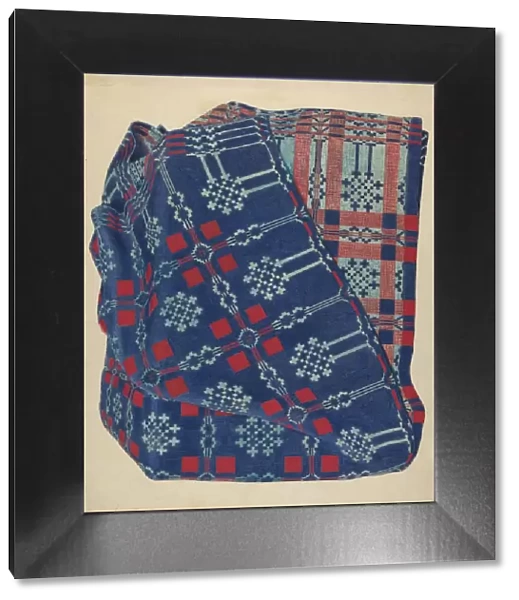 Coverlet, 1935  /  1942. Creator: Unknown