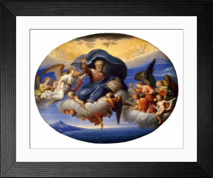 Framed Print : God the Father, after 1664. Creator: Unknown Framed Print : God the Father, after 1664. Creator: Unknown