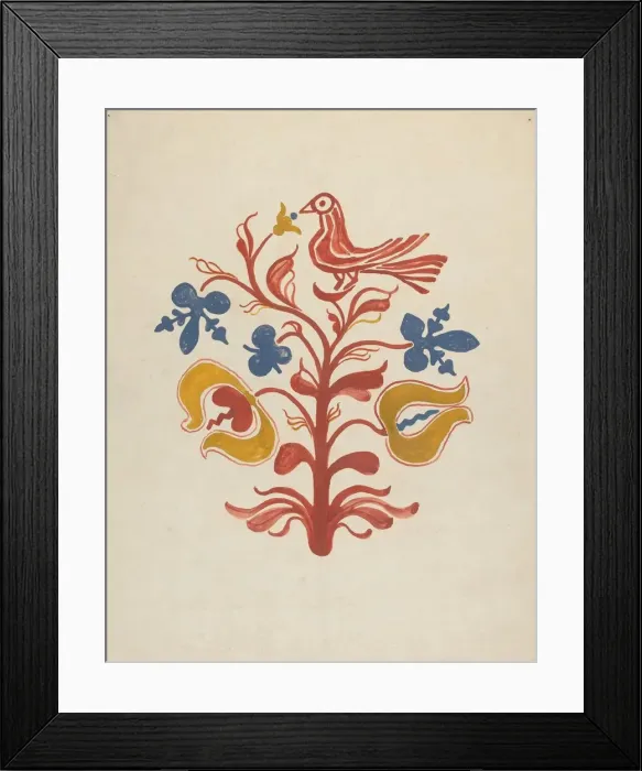Framed Print : Design from Proposed Portfolio, 1935 / 1942. Creator: Unknown Framed Print : Design from Proposed Portfolio, 1935 / 1942. Creator: Unknown
