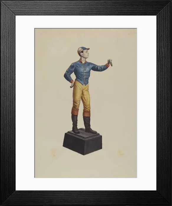 Framed Print : Hitching Post, 1935  /  1942. Creator: Unknown