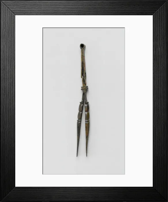 Framed Print : Tweezers, Iran, 9th-10th century. Creator: Unknown Framed Print : Tweezers, Iran, 9th-10th century. Creator: Unknown