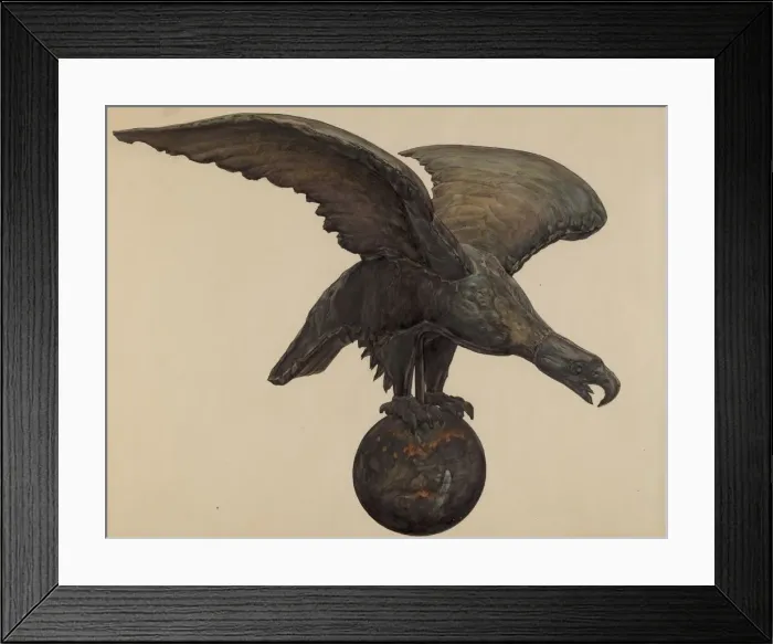 Framed Print : Eagle, 1935 / 1942. Creator: Unknown Framed Print : Eagle, 1935 / 1942. Creator: Unknown