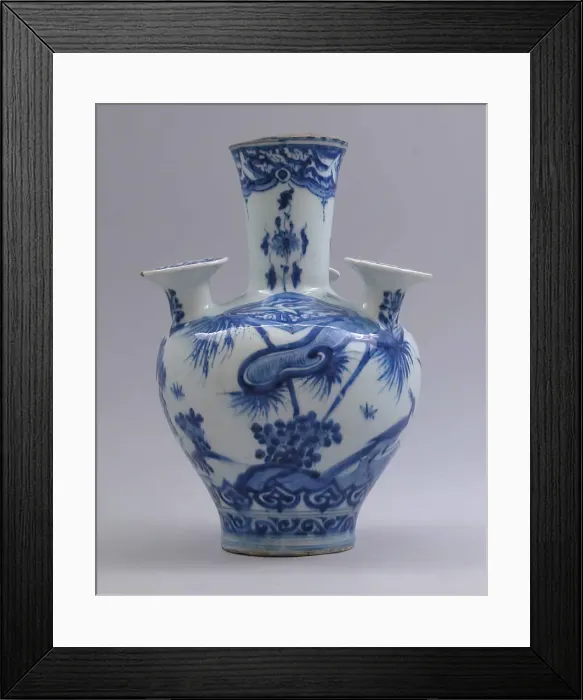 Framed Print : Tulip Vase, Iran, 17th century. Creator: Unknown Framed Print : Tulip Vase, Iran, 17th century. Creator: Unknown