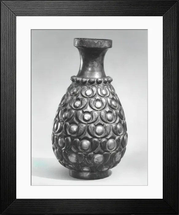 Framed Print : Pear-Shaped Vase, Iran, 8th century. Creator: Unknown Framed Print : Pear-Shaped Vase, Iran, 8th century. Creator: Unknown