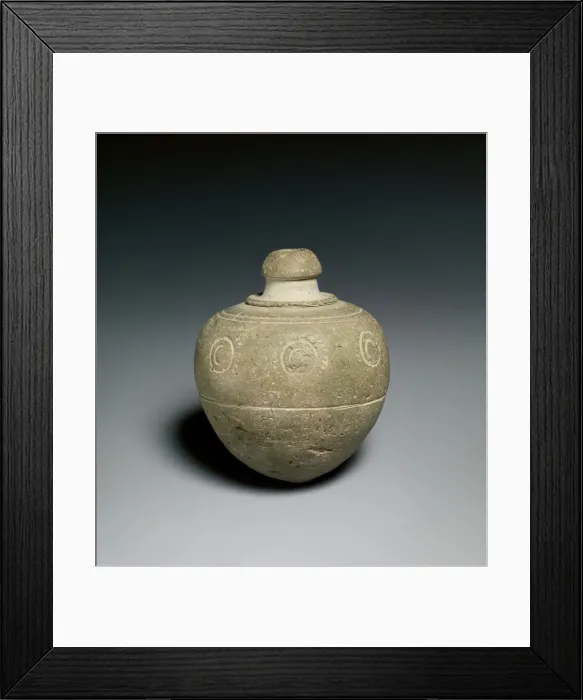 Framed Print : Spheroconical Vessel, Iran, 9th-10th century. Creator: Unknown Framed Print : Spheroconical Vessel, Iran, 9th-10th century. Creator: Unknown