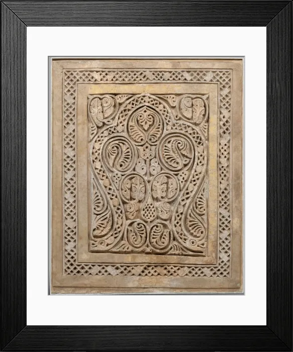 Framed Print : Dado Panel, Iran, 10th century. Creator: Unknown Framed Print : Dado Panel, Iran, 10th century. Creator: Unknown