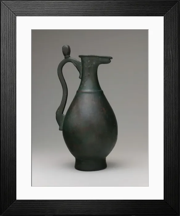 Framed Print : Ewer with Protruding Lip, Iran, 8th century. Creator: Unknown Framed Print : Ewer with Protruding Lip, Iran, 8th century. Creator: Unknown