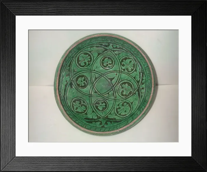 Framed Print : Garrus-ware Bowl, Iran, 12th-13th century. Creator: Unknown Framed Print : Garrus-ware Bowl, Iran, 12th-13th century. Creator: Unknown