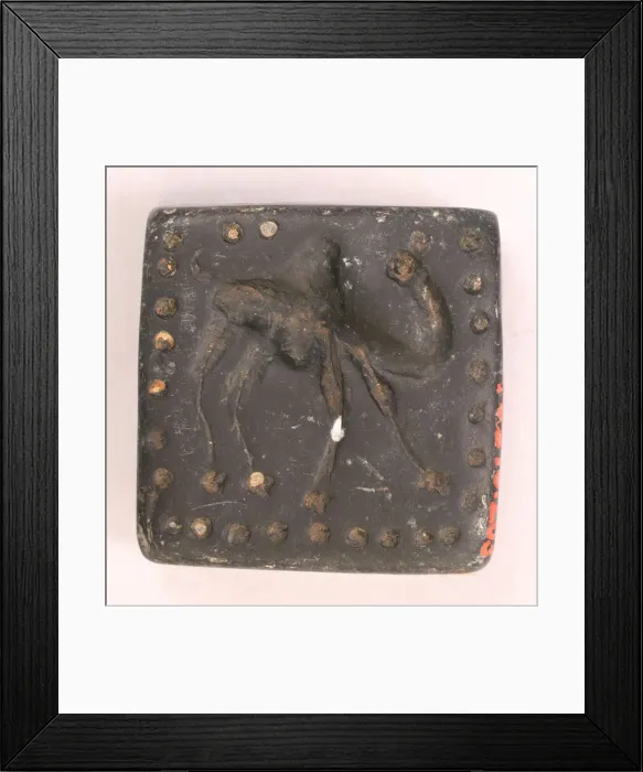 Framed Print : Seal, Iran, 5th-12th century. Creator: Unknown Framed Print : Seal, Iran, 5th-12th century. Creator: Unknown