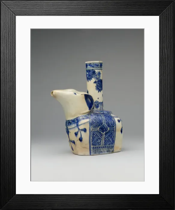 Framed Print : Elephant-Shaped Kendi, Iran, second quarter 17th century. Creator: Unknown Framed Print : Elephant-Shaped Kendi, Iran, second quarter 17th century. Creator: Unknown