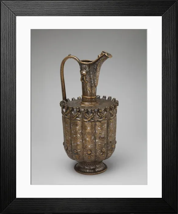 Framed Print : Ewer, Iran or Afghanistan, ca. 1180-1210. Creator: Unknown Framed Print : Ewer, Iran or Afghanistan, ca. 1180-1210. Creator: Unknown