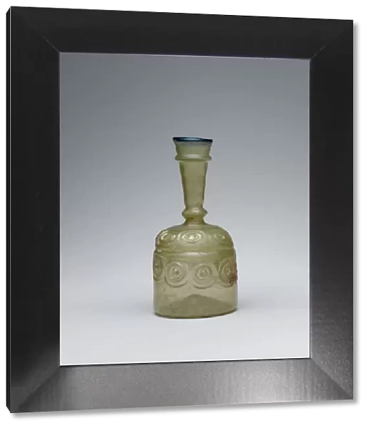Bottle with Impressed Decorations, probably Iran, 10th-11th century. Creator: Unknown