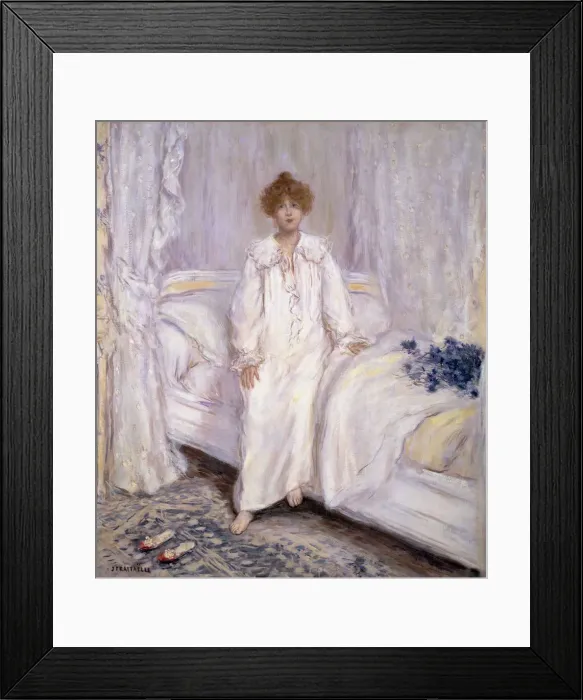 Framed Print : Le Reveil, 1885-95. Creator: Jean-Francois Raffaelli Framed Print : Le Reveil, 1885-95. Creator: Jean-Francois Raffaelli