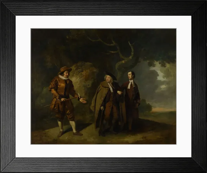 Framed Print : Parsons, Bransby, And Watkyns In A Scene From Lethe, 1766. Creator: Johan Zoffany Framed Print : Parsons, Bransby, And Watkyns In A Scene From Lethe, 1766. Creator: Johan Zoffany