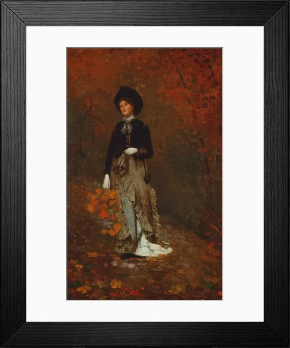 Framed Print : Autumn, 1877. Creator: Winslow Homer Framed Print : Autumn, 1877. Creator: Winslow Homer