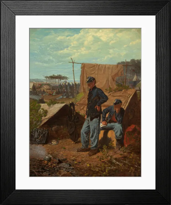 Framed Print : Home, Sweet Home, c. 1863. Creator: Winslow Homer Framed Print : Home, Sweet Home, c. 1863. Creator: Winslow Homer
