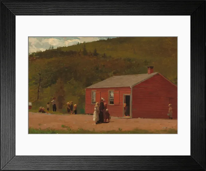 Framed Print : School Time, c. 1874. Creator: Winslow Homer Framed Print : School Time, c. 1874. Creator: Winslow Homer