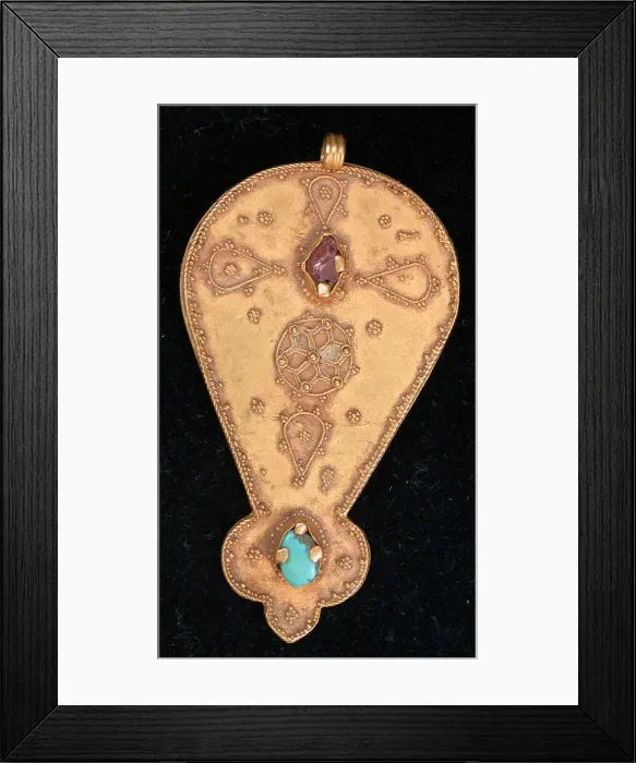Framed Print : Pendant, Iran, 11th-12th century. Creator: Unknown Framed Print : Pendant, Iran, 11th-12th century. Creator: Unknown