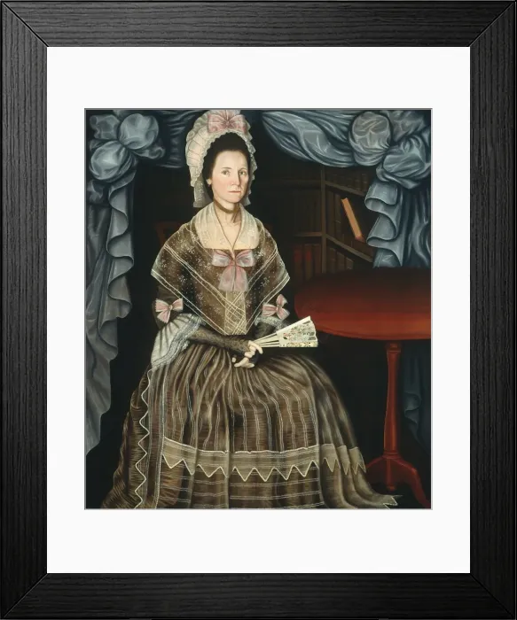 Framed Print : Mrs. Samuel Chandler, c. 1780. Creator: Winthrop Chandler Framed Print : Mrs. Samuel Chandler, c. 1780. Creator: Winthrop Chandler