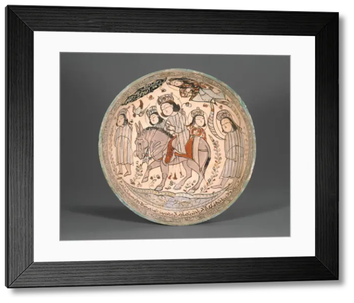 Framed Print : Bowl, Iran, dated A. H. 583 / A. D. 1187. Creator: Abu Zayd Framed Print : Bowl, Iran, dated A. H. 583 / A. D. 1187. Creator: Abu Zayd