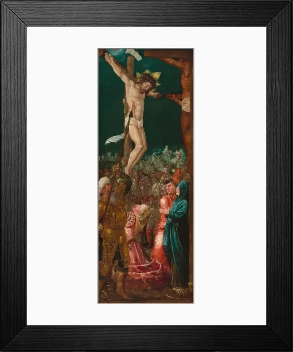 Framed Print : The Crucifixion, c. 1550 / 1575. Creator: Workshop of Hans Mielich