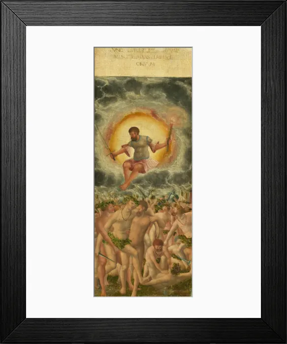 Framed Print : The Rule of Mars [right panel], c. 1535. Creator: Workshop of Albrecht Altdorfer