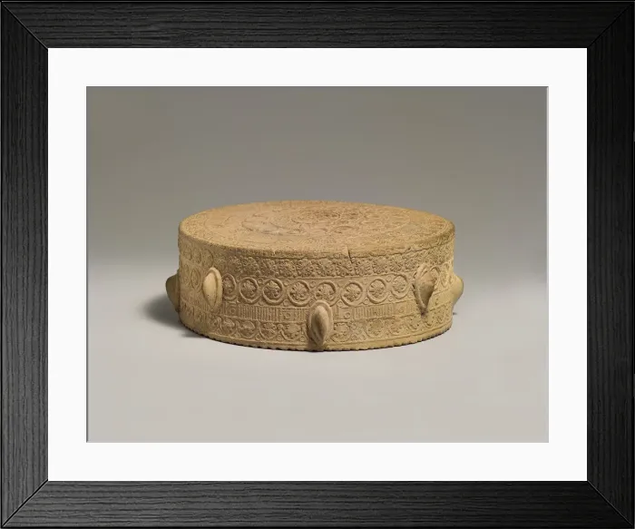 Framed Print : Dish, Iran or Iraq, 7th century. Creator: Unknown Framed Print : Dish, Iran or Iraq, 7th century. Creator: Unknown
