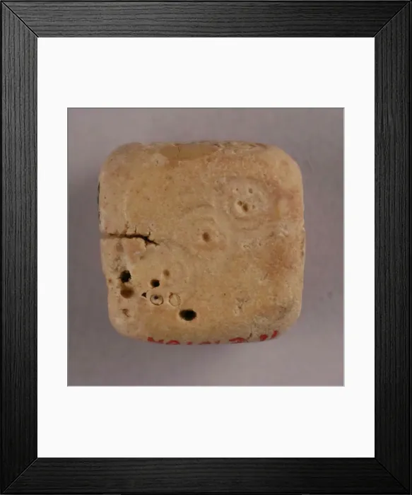 Framed Print : Dice, Iran, 9th-10th century. Creator: Unknown Framed Print : Dice, Iran, 9th-10th century. Creator: Unknown