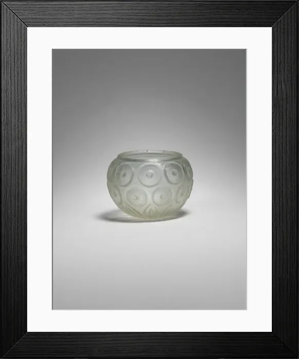 Framed Print : Cut-Glass Cup, Iran, 8th-9th century. Creator: Unknown Framed Print : Cut-Glass Cup, Iran, 8th-9th century. Creator: Unknown