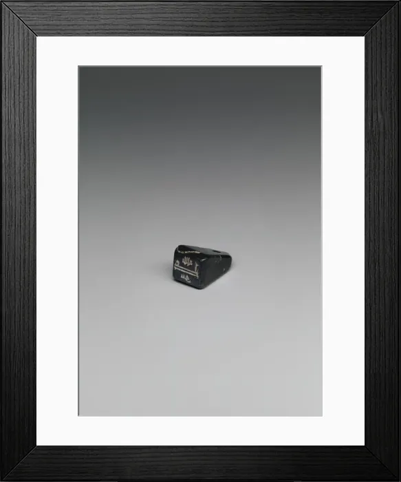 Framed Print : Inscribed Seal, Iran, 10th-11th century. Creator: Unknown Framed Print : Inscribed Seal, Iran, 10th-11th century. Creator: Unknown
