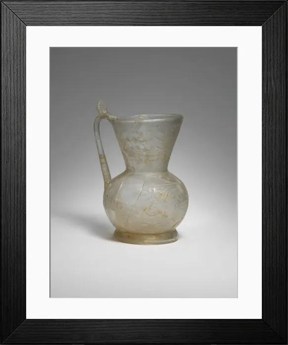 Framed Print : Ewer with Birds and Animals, probably Iran, 10th century. Creator: Unknown Framed Print : Ewer with Birds and Animals, probably Iran, 10th century. Creator: Unknown