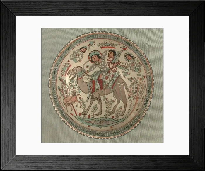 Framed Print : Bowl, Iran, 12th-13th century. Creator: Unknown Framed Print : Bowl, Iran, 12th-13th century. Creator: Unknown