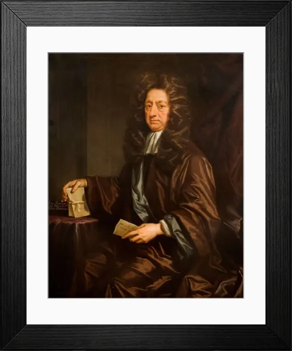 Framed Print : Portrait of Joas Bateman, 1700-1718. Creator: Jonathan Richardson the Elder Framed Print : Portrait of Joas Bateman, 1700-1718. Creator: Jonathan Richardson the Elder