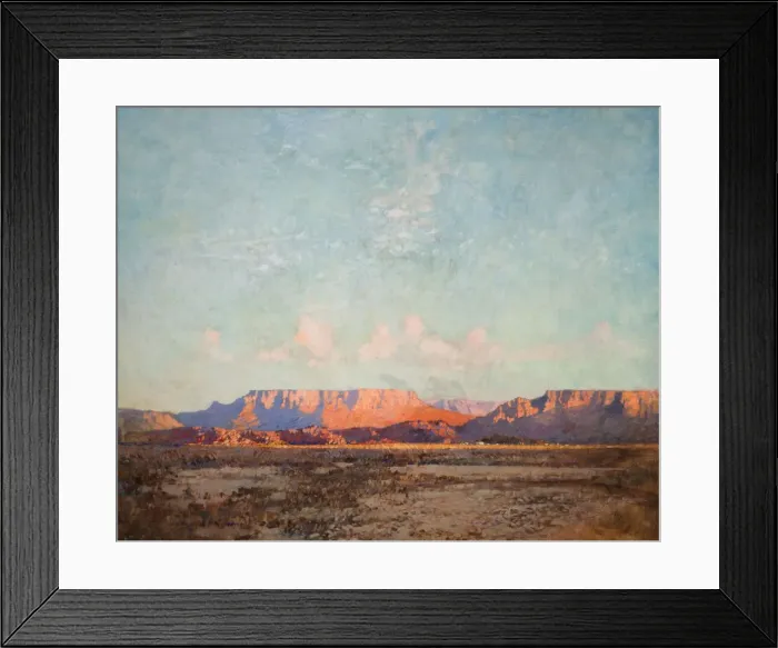 Framed Print : The Karoo, Cape Of Good Hope At Evening, 1924. Creator: Robert Gwelo Goodman Framed Print : The Karoo, Cape Of Good Hope At Evening, 1924. Creator: Robert Gwelo Goodman